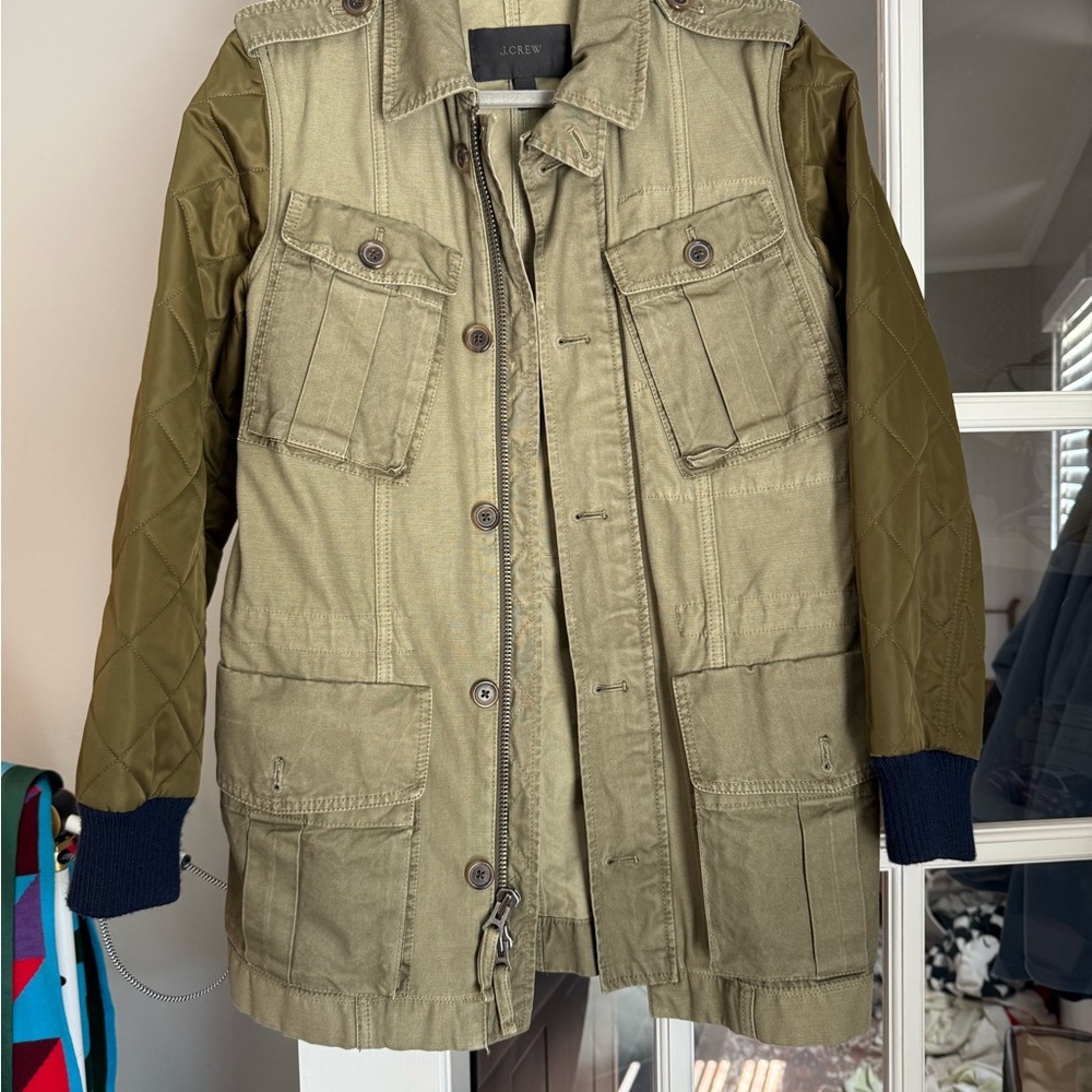 J. Crew Khaki and Olive Field Jacket